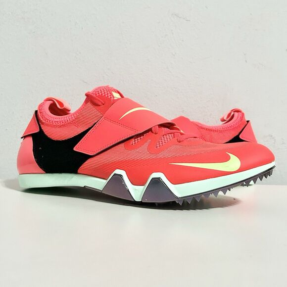 Nike Pole Vault Elite “Bright Crimson Lime Blast” Men’s Size 9 Track Spikes